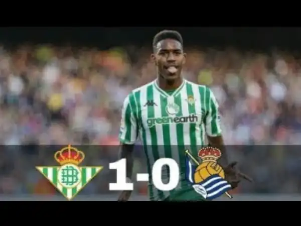 Video: Real Betis Vs Real Sociedad 1 - 0 La Liga 02/12/2018